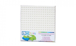 L-W Toys Oboustranná deska 16x16 bílá